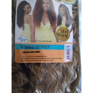 Outre Converti-Cap Kissed By Mist Wet & Wavy Synthetic Wig DR2/Golden Honey 18"